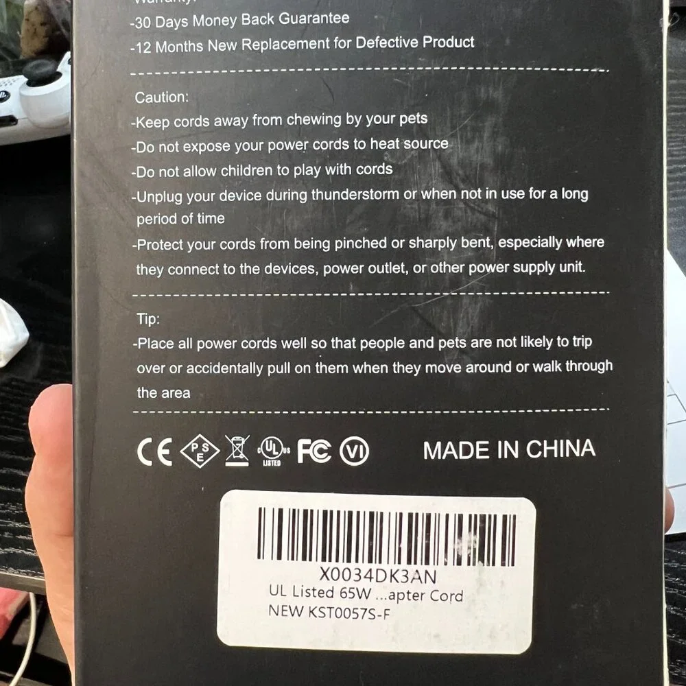 Superer AC Adapter Charger 65W Model‎ ADP195334L
